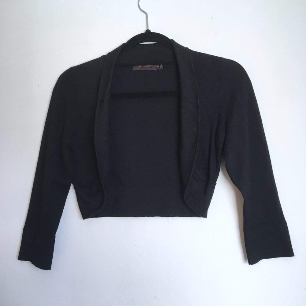 The Limited Black Banded Bolero Shrug